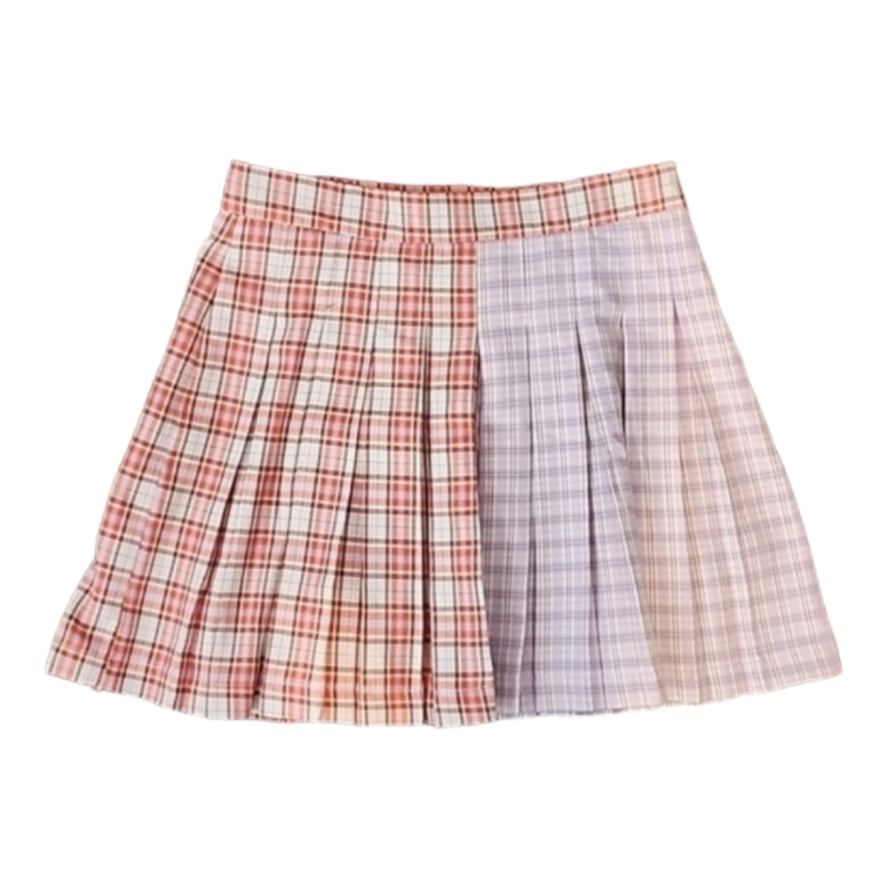 The Ragged Priest plaid pleated seeker mini skirt size S